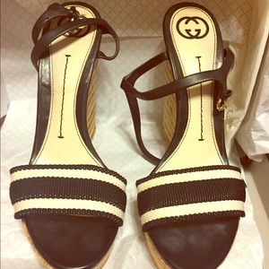 Authentic Gucci wedges